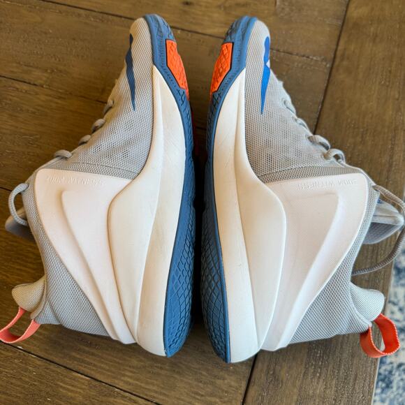 Nike LeBron Zoom Witness Men's Size 10 Wolf Grey Star Blue 852439 004 w/Box OKC - Picture 9 of 13